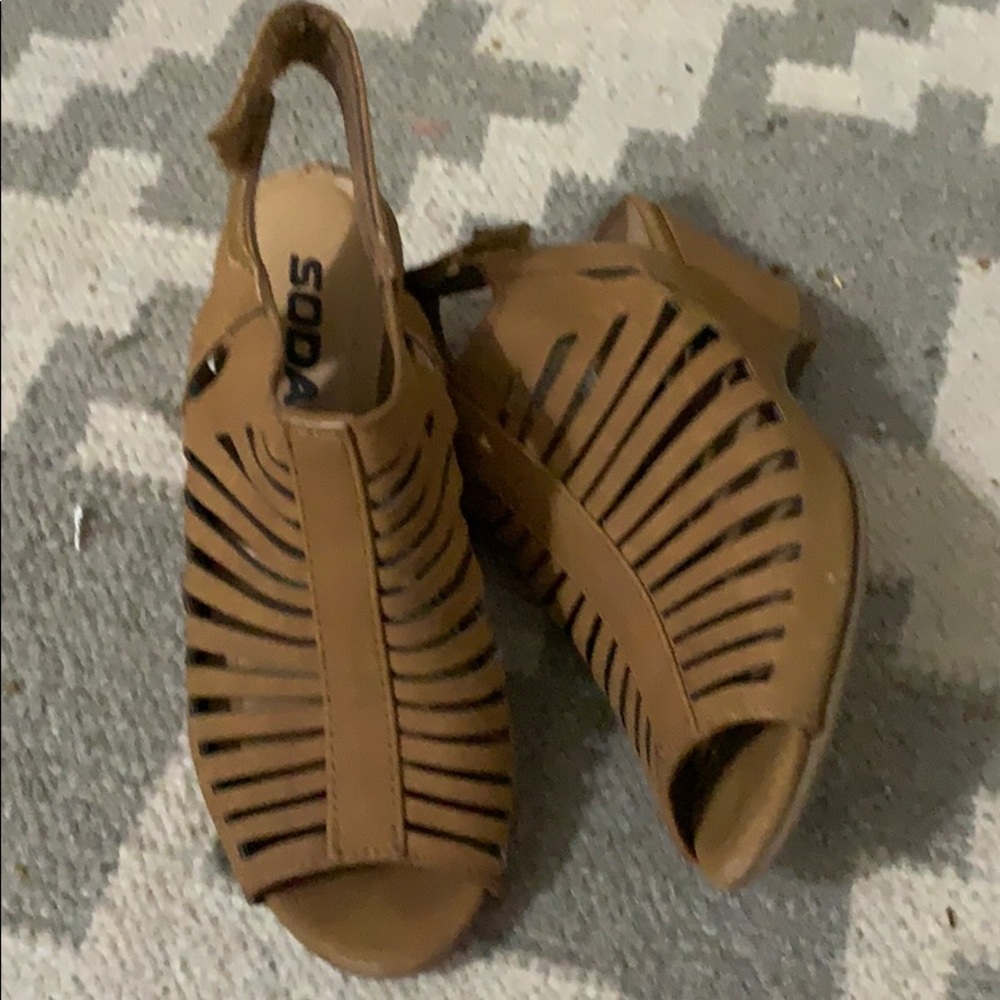 Brown heels